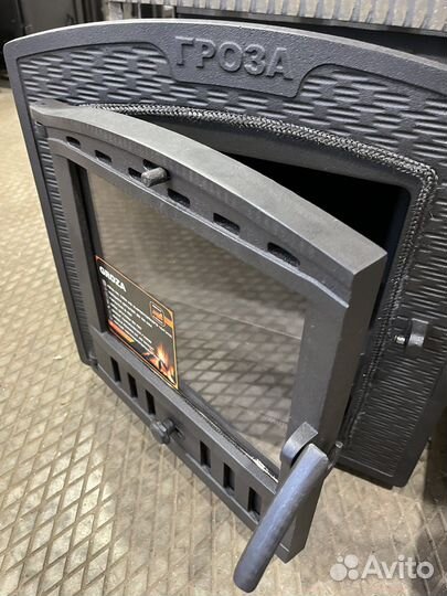 Чугунная печь для бани гефест Гроза 18(П) 2 Ураган