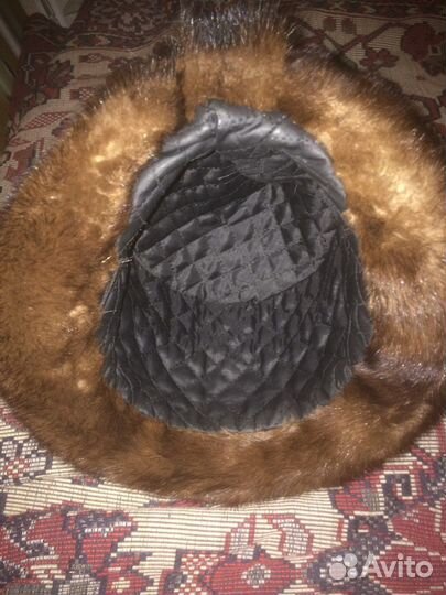 Шапка зимняя меховая женская норковая