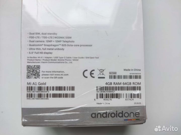 Xiaomi Mi A1 4/64Gb