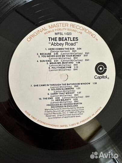 The Beatles – Abbey Road, US, mfsl, NM