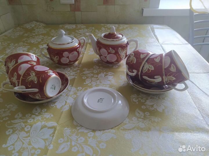 Чайный сервиз вербилки СССР