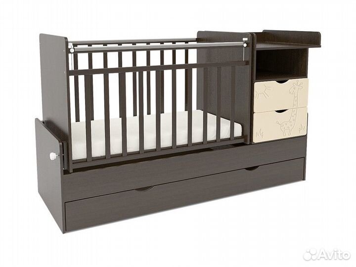 Детская кроватка готовый спальный набор