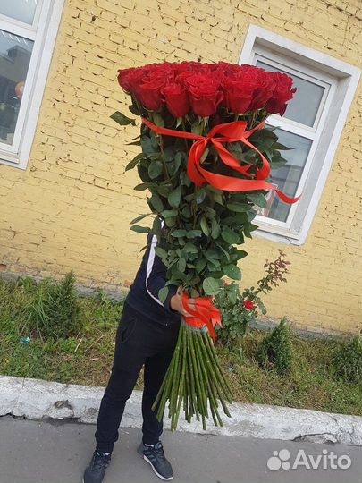 Доставка гигантские розы