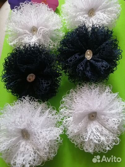 Школьные бантики ручной работы