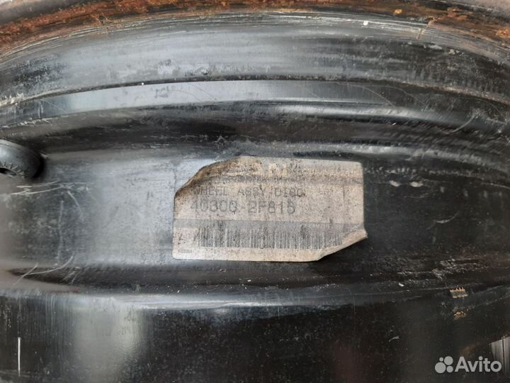 Диски штампованные r15 Nissan