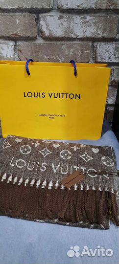 Палантин кашемир луи виттон