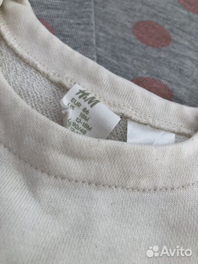 Лонгслив/кофта для девочки H&M 86