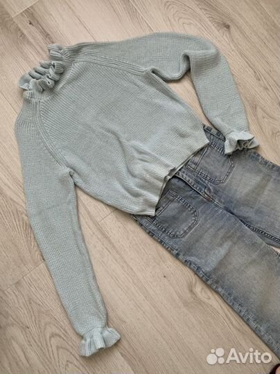 Свитер и джинсы h&m