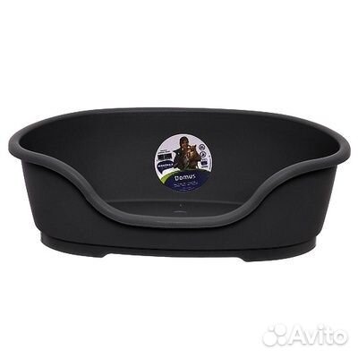 Moderna Лежак domus пластиковый 60см 70х47х22 черн