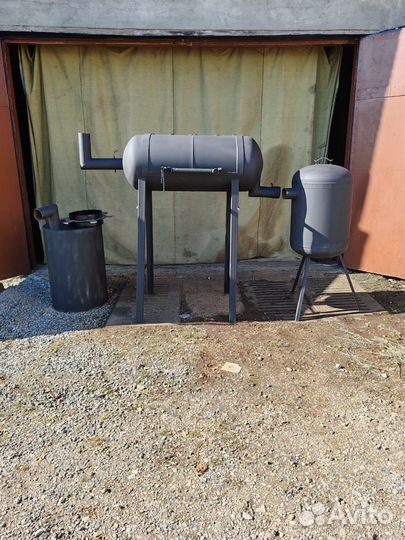 Мангал барбекю коптильня