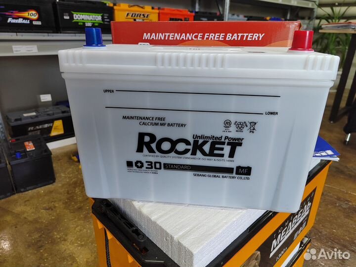 Аккумулятор Rocket MF 90 Ач обр 760 А