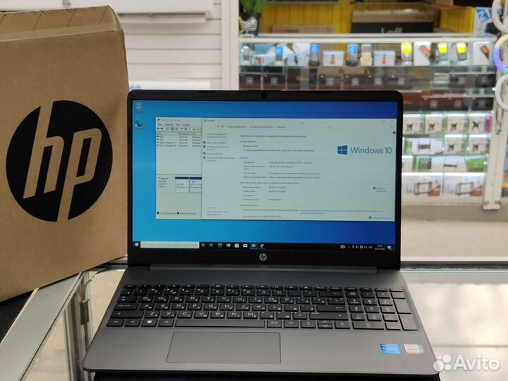 Новый ноутбук hp i5/16gb/512gb 15s-fq5029ci