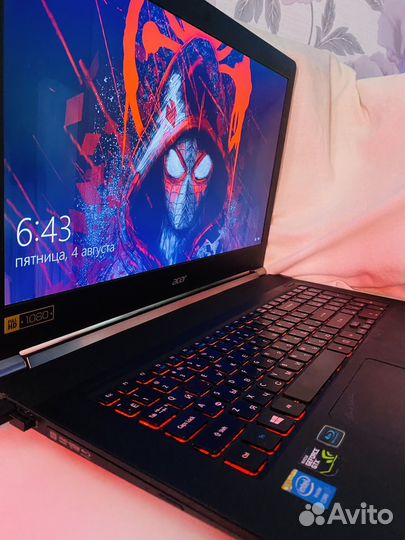 Игровой, мощный и быстрый ноутбук Acer nitro