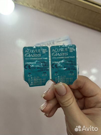 Линзы acuvue oasys -2,25