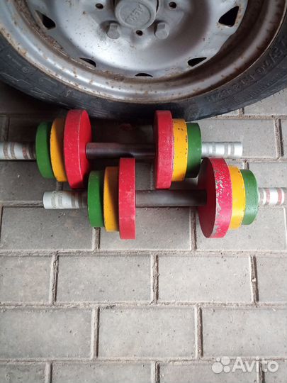 Гантели светофор СССР