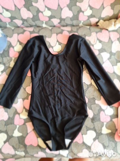 Купальник чёрный гимнастический