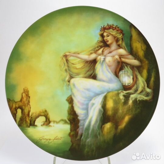 Тарелка Четыре древних элемента: Вода 1984 Фарфор