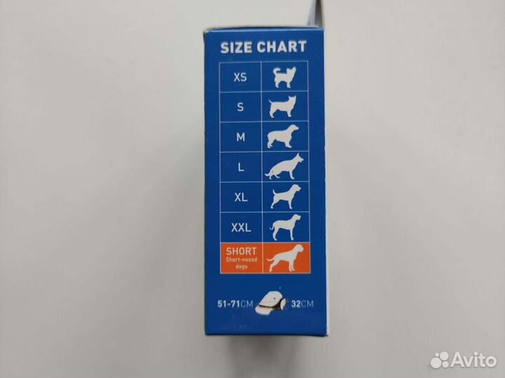 Намордник для короткомордых собак duvo+