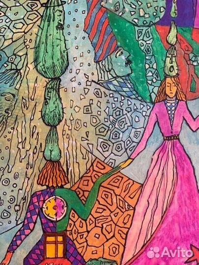 Картина маслом СССР Спасская