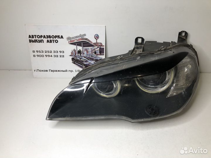 Фара передняя левая BMW X5 e70 дорест биксенон