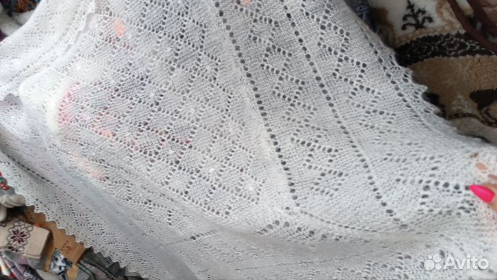 Платок шаль паутинки