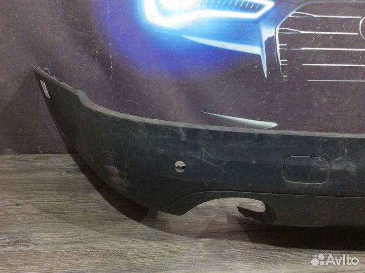 Юбка заднего бампера Ауди Q7 до рест