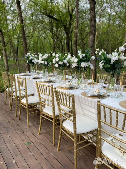 Прокат столы и стулья