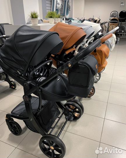 Коляска детская 3 в 1 luxmom 608-2