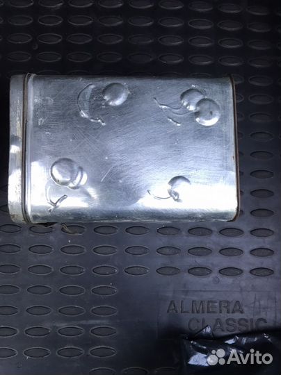 Коробка жесть (до 1917г) зубной порошок; коробка ж