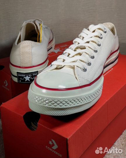 Кеды Converse Chuck 70 low white