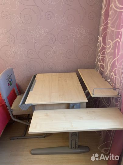 Растущая парта и растущий стул Дэми