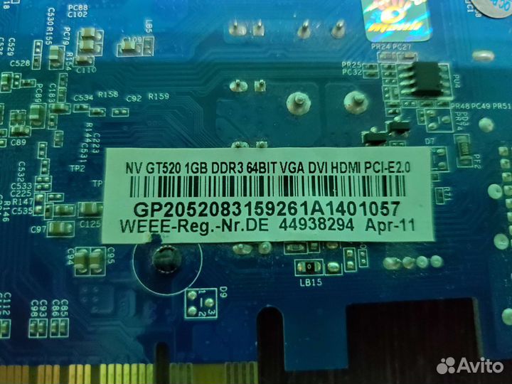 Офисные видеокарты