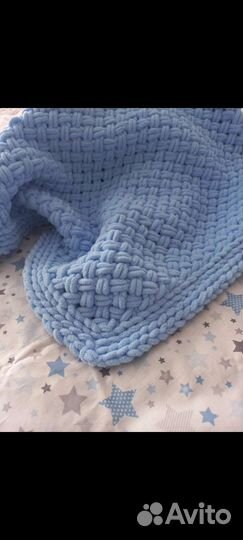 Плед из alize puffy