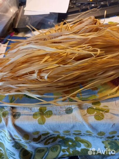 Мочало натуральное лыковое для творчества