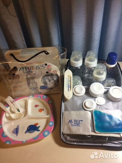 Бутылочки для кормления Термосумка Авент,накладки