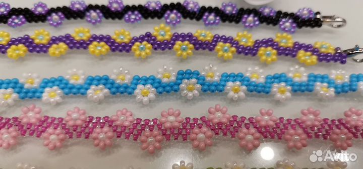 Браслет бисер Браслет из бисера кольцо