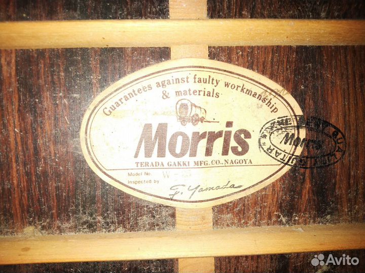 Morris W-25. Акустическая гитара, Япония