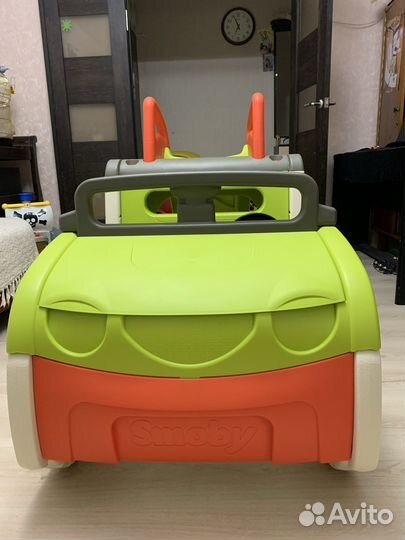 Горка машина smoby