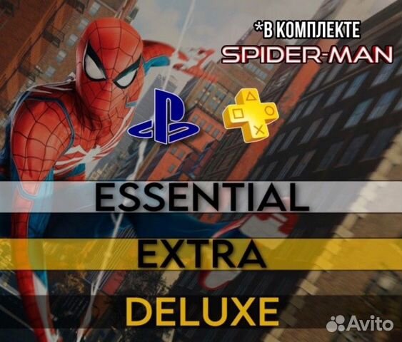 Ps plus Extra + игра Spider-Man: Miles Morales
