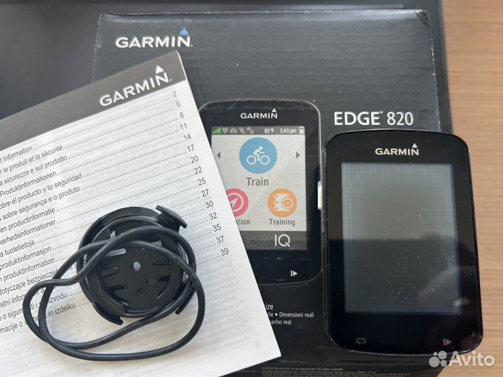 Велокомпьютер с GPS навигацией Garmin edge 820
