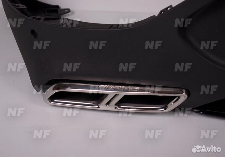 Диффузор насадки 63s AMG Mercedes GLC Coupe