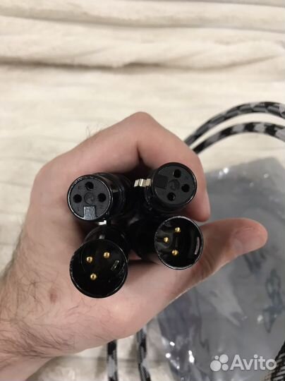 Профессиональный XLR балансный аудио кабель Canare