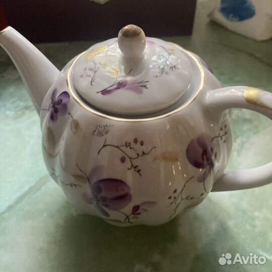 Чайник заварочный фарфоровый лфз СССР