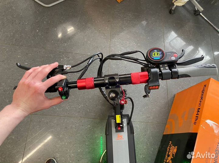 Самокат kugoo m4 pro взрослый с сидением