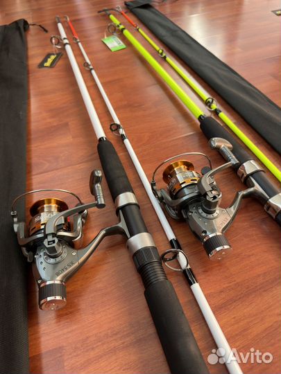 Спининг крокодил в комплекте с катушкой