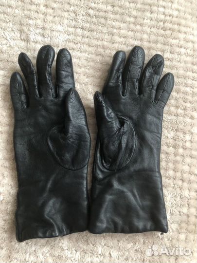 Перчатки кожаные