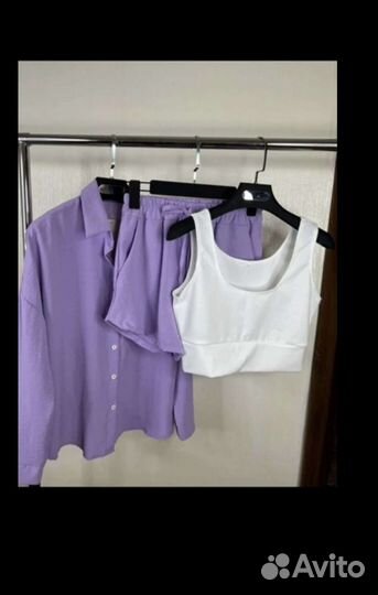 Костюм с шортами женский