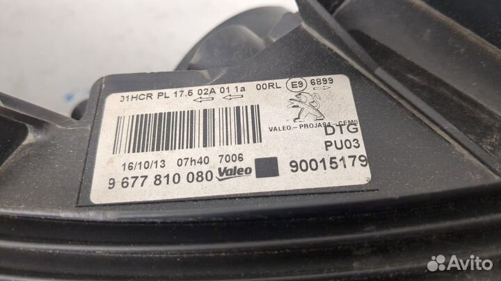 Фара (передняя) Peugeot 2008, 2013