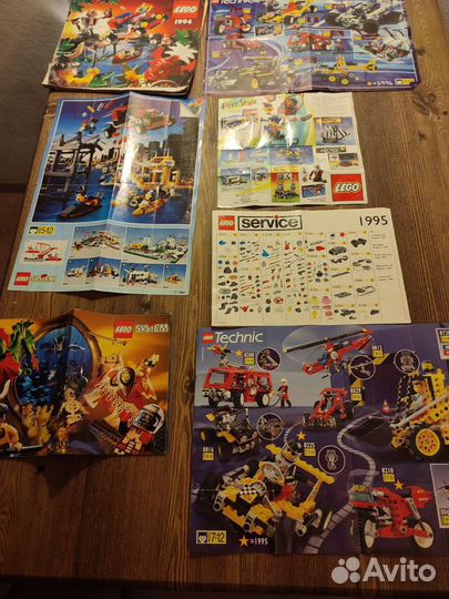 Продам lego-инструкции, альбомы, рекламки