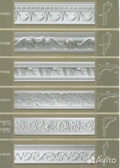 Лепнина из гипса